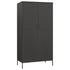 Flores - Wardrobe Anthracite 900 x 500 x 1800 mm Steel